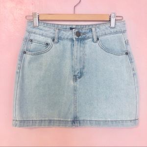 Mini jeans skirt